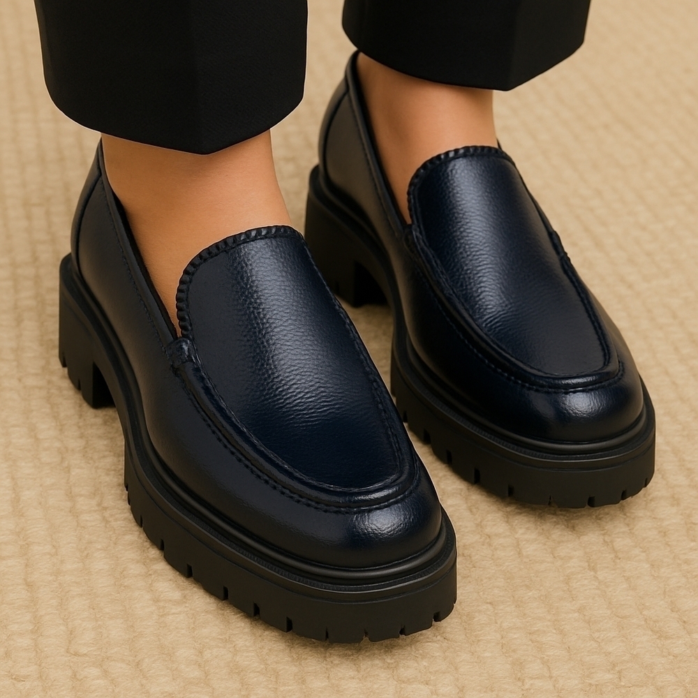 NYDJ Women's Black Henna Platform Loafer - SIZE 11 - NIB